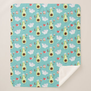 Avocado Sherpa Blanket