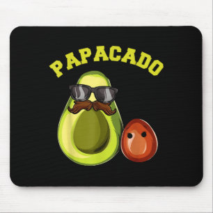 Avocado Shirt For Men, Papacado Pregnancy Announce Mouse Mat