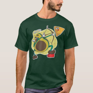 Avocado SHooting Nacho Arrow Cupid Dip Food Humour T-Shirt