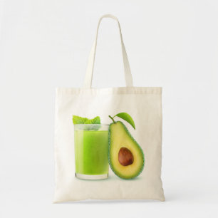 Avocado smoothie tote bag