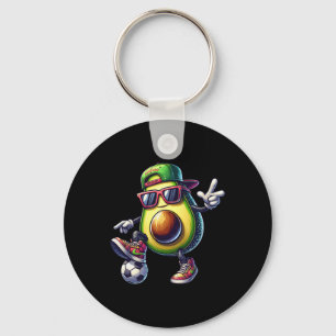 Avocado Soccer Cool Player Urbyn Street Key Ring