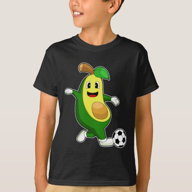 Avocado Soccer player Soccer Sports T-Shirt (Front)