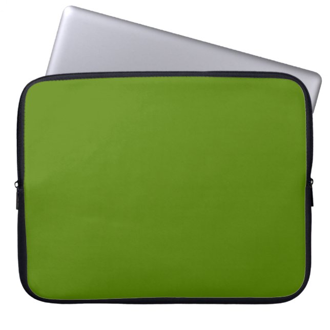 Avocado (solid color) laptop sleeve (Front)