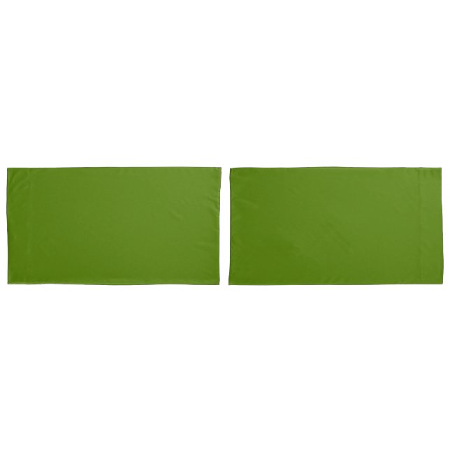 Avocado (solid colour) pillowcase (Front-Set)