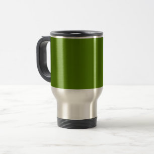 Avocado (solid colour) travel mug