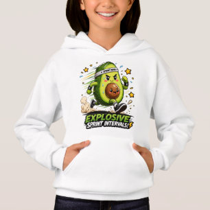 Avocado Sprint Mode Cardio Runner Fitness Tee