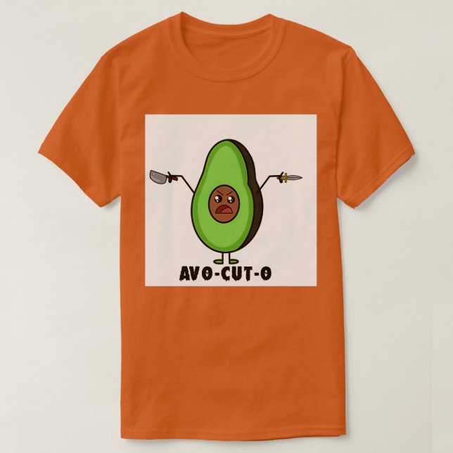 Avocado Sticker AVOCUTO T-Shirt (Design Front)