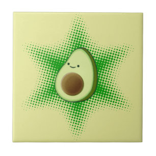 Avocado Superstar Cute Tile