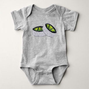 Avocado Sushi Roll Rolls Japanese Food Japan Baby Bodysuit