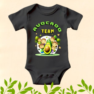 Avocado team baby bodysuit