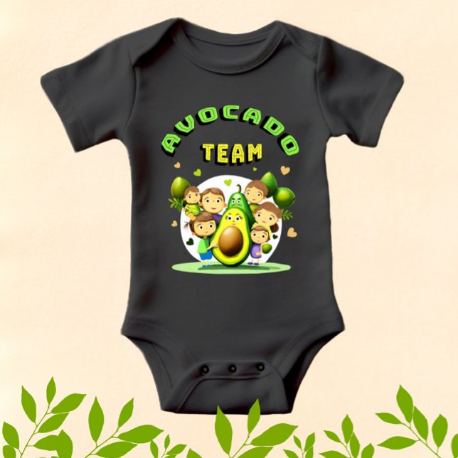 Avocado team baby bodysuit (Creator Uploaded)