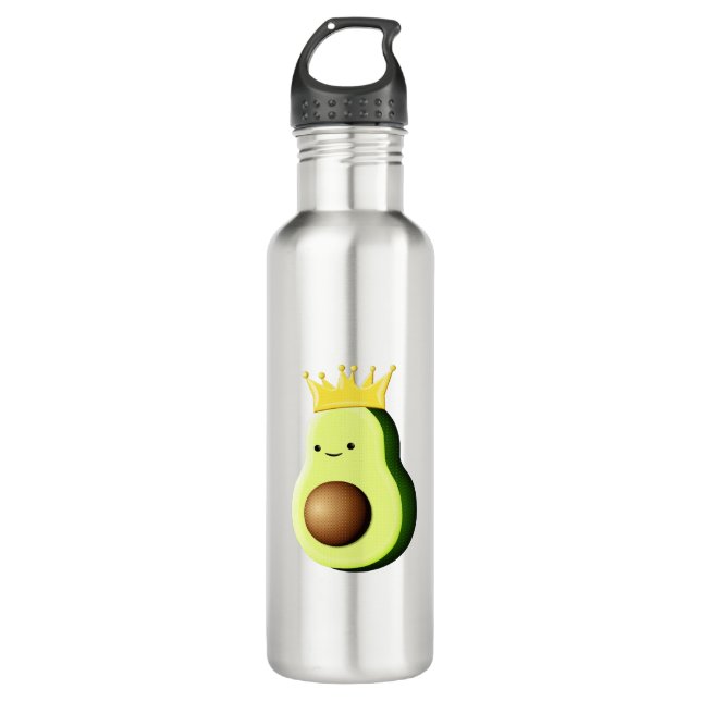 Avocado The King Of All Fruits 710 Ml Water Bottle (Front)