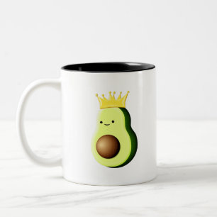 Avocado The King Of All Fruits Two-Tone Coffee Mug