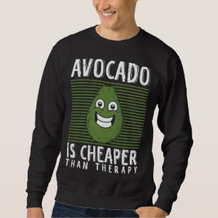 Avocado Therapy Guacamole Toast Healthy Fat Fruit  Sweatshirt