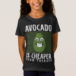 Avocado Therapy Guacamole Toast Healthy Fat Fruit  T-Shirt