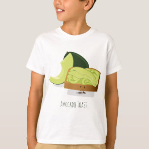 Avocado Toast cartoon   Kid’s t-shirt