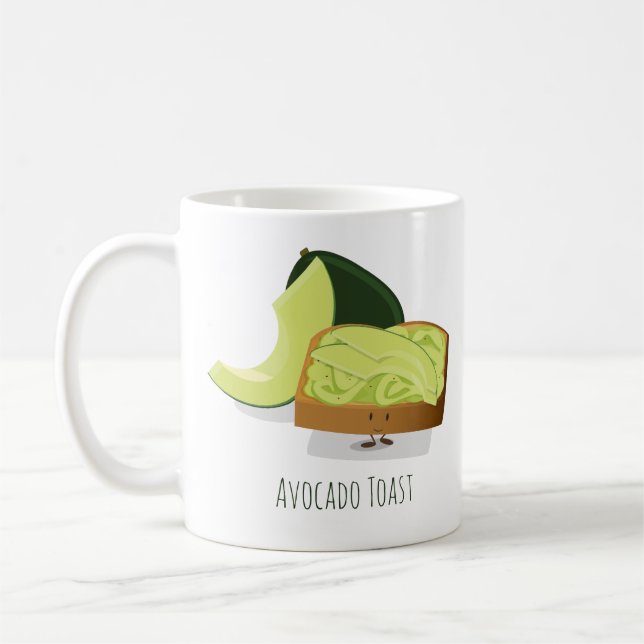 Avocado Toast cartoon | Mug (Left)