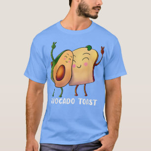 Avocado Toast - Fruit Alligator Pear Bread Vegan V T-Shirt