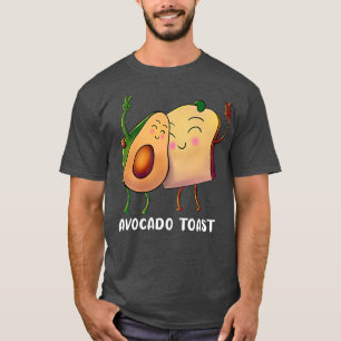 Avocado Toast  Fruit Alligator Pear Bread Vegan Ve T-Shirt
