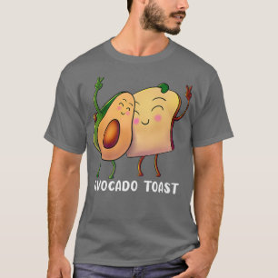Avocado Toast  Fruit Alligator Pear Bread Vegan Ve T-Shirt