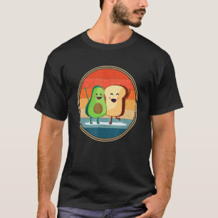 Avocado Toast Fry Slice Bread Power I Love Toast T T-Shirt