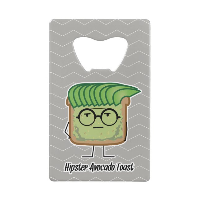 Avocado Toast Hipster glasses greaser hair (Front)
