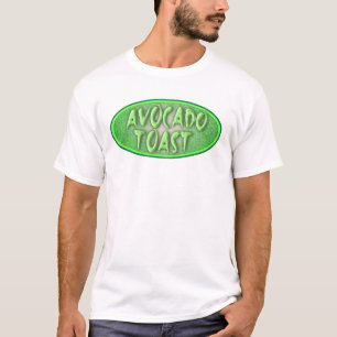Avocado Toast Love Vintage Style Fun Logo T-Shirt