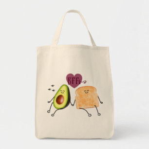 Avocado Toast Organic Cotton Tote Bag