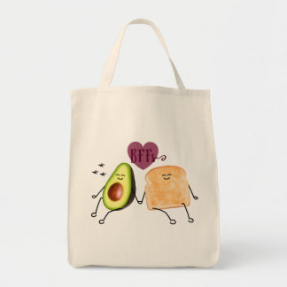 Avocado Toast Organic Cotton Tote Bag