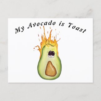 Avocado Toast Postcard