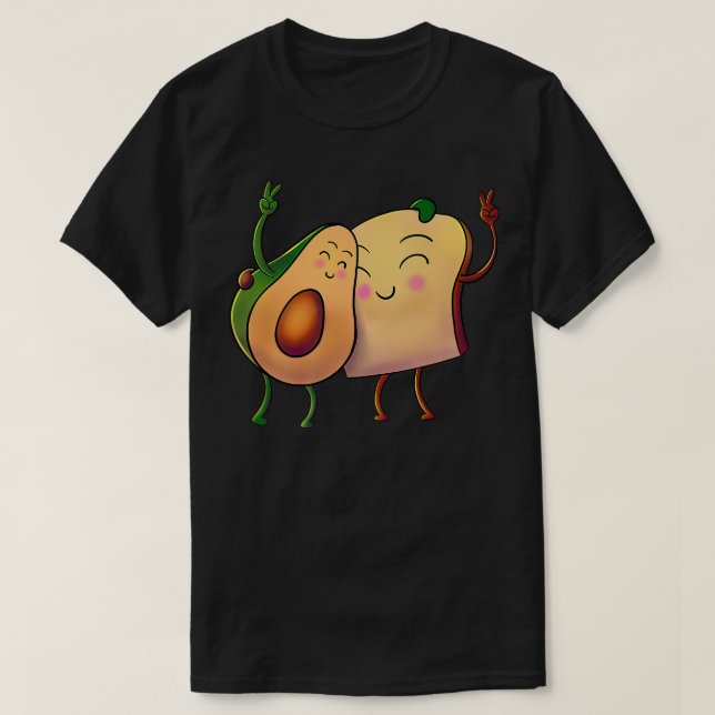 Avocado ToastFruit Alligator Pear Bread Vegan Vege T-Shirt (Design Front)