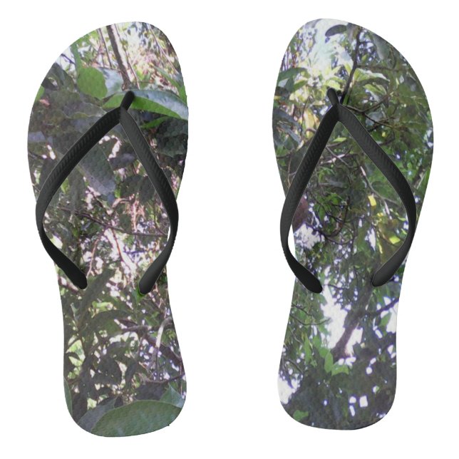 Avocado Tree Flip Flops (Footbed)