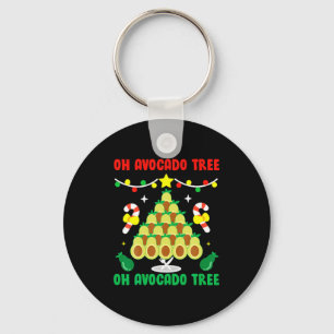 Avocado Tree Funny Food Vegan Christmas Gift  Key Ring