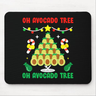 Avocado Tree Funny Food Vegan Christmas Gift  Mouse Mat