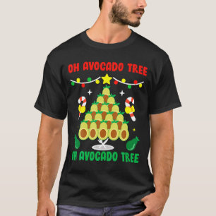 Avocado Tree Funny Food Vegan Christmas Gift  T-Shirt
