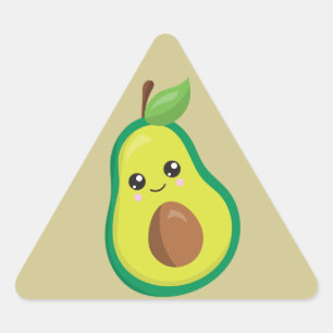 Avocado Triangle Sticker