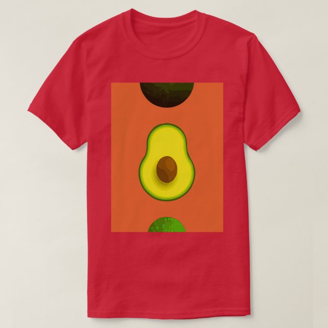 Avocado Tropical Creative Charming Plants Classic  T-Shirt (Design Front)