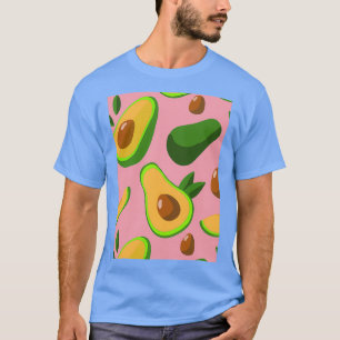 Avocado Tropical Creative Style Textile T-Shirt
