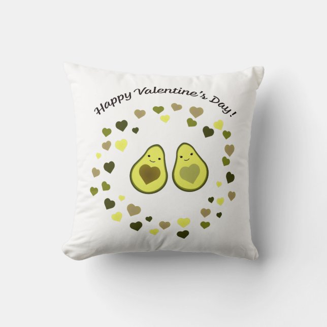 Avocado Valentine Cushion (Front)