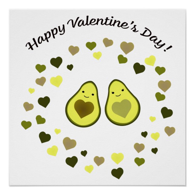 Avocado Valentine Poster (Front)