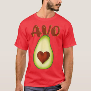 Avocado Vegan Vegetarian for Couples Partners Gift T-Shirt