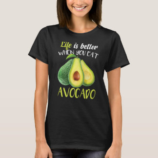 Avocado Vegan Vegetarian Guacamole T-Shirt