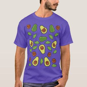 Avocado Vegetable Pattern T-Shirt