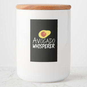 Avocado Whisperer Food Label