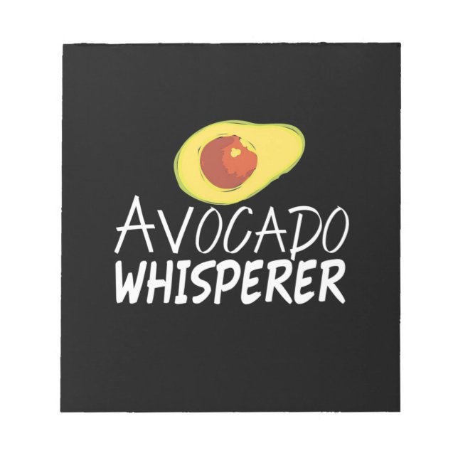 Avocado Whisperer Notepad (Front)
