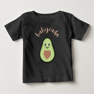 avocado with heart Babycado for a baby Baby T-Shirt