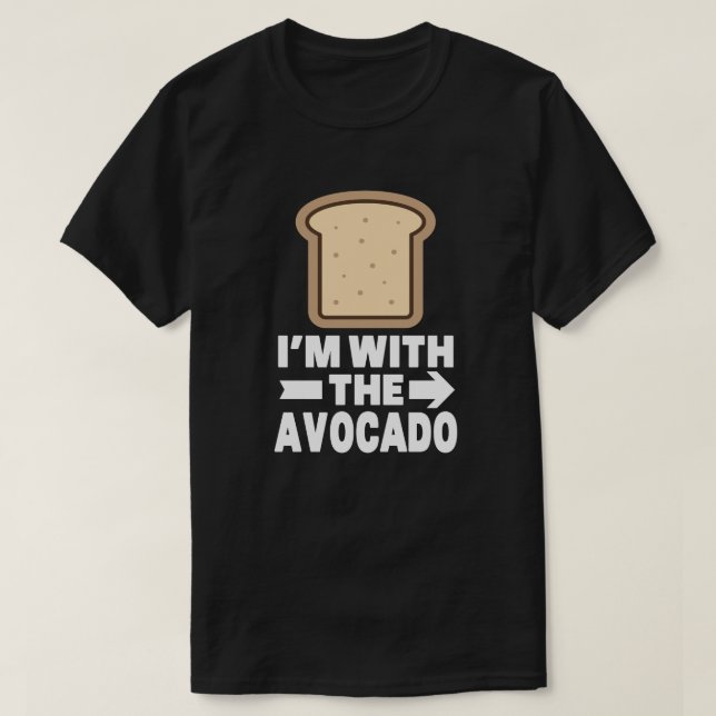 Avocado With Toast Matching Halloween Costume T-Shirt (Design Front)