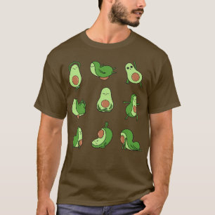 Avocado Yoga Asana Pose Meditation Funny Avocado F T-Shirt