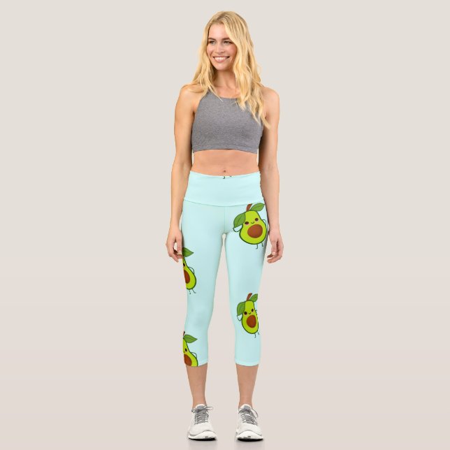 Avocado yoga capri pants (Front)