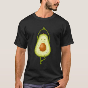 Avocado Yoga Funny Namaste Meditation Vegan T-Shirt